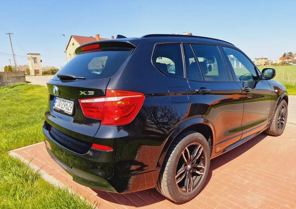 BMW X3 cena 83000 przebieg: 184000, rok produkcji 2012 z Ustrzyki Dolne małe 562